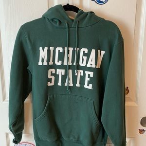 College sweatshirt